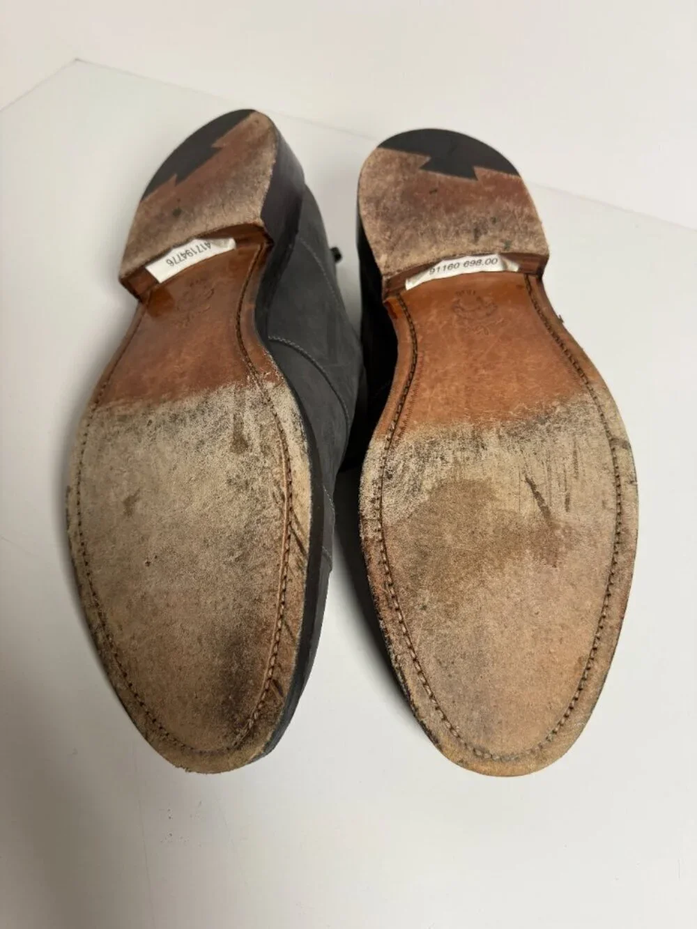 Crockett and Jones Balmoral Saddles/Brooks Brothers Black Fleece Size 9.5D